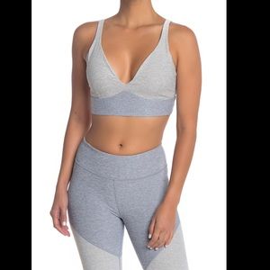 Outdoor Voices Seamless Plunge Sports Bra